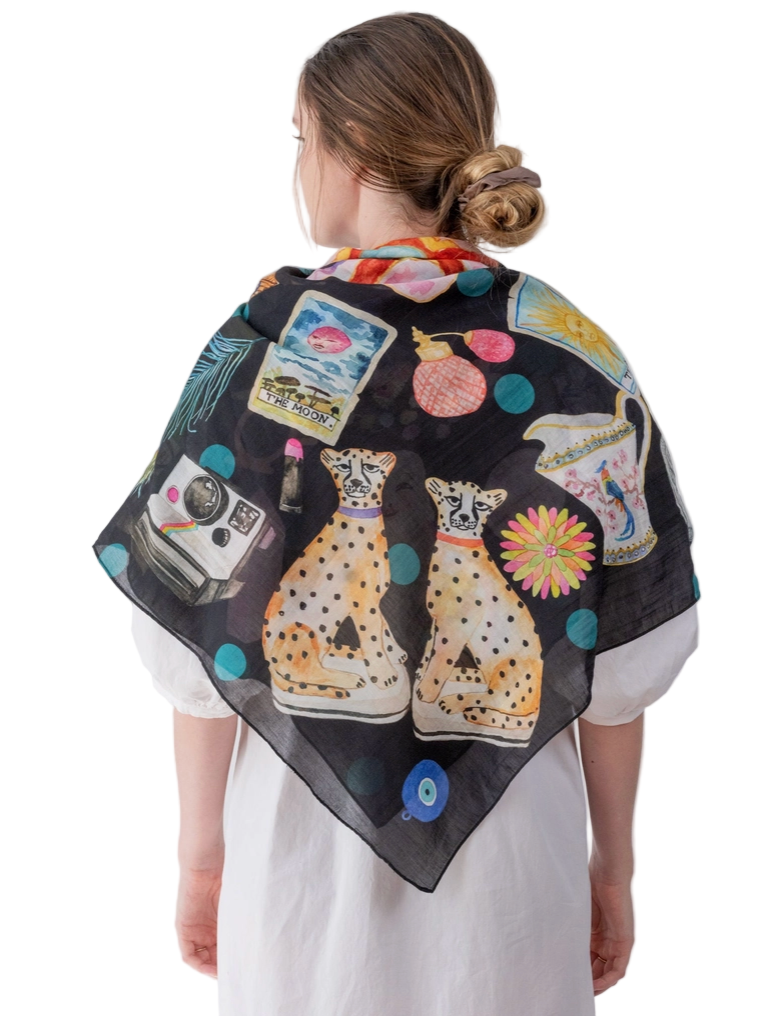 Little Things 40 x 40 Scarf by Betsy Olmsted