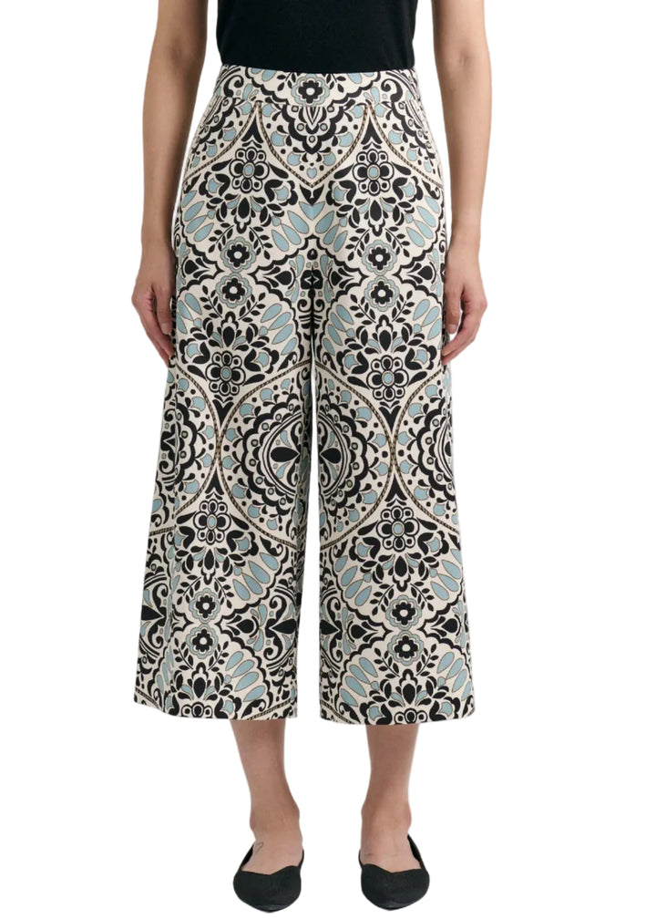 Salida Culotte Pants-Flor Medallion Tidal Pool by Cartolina