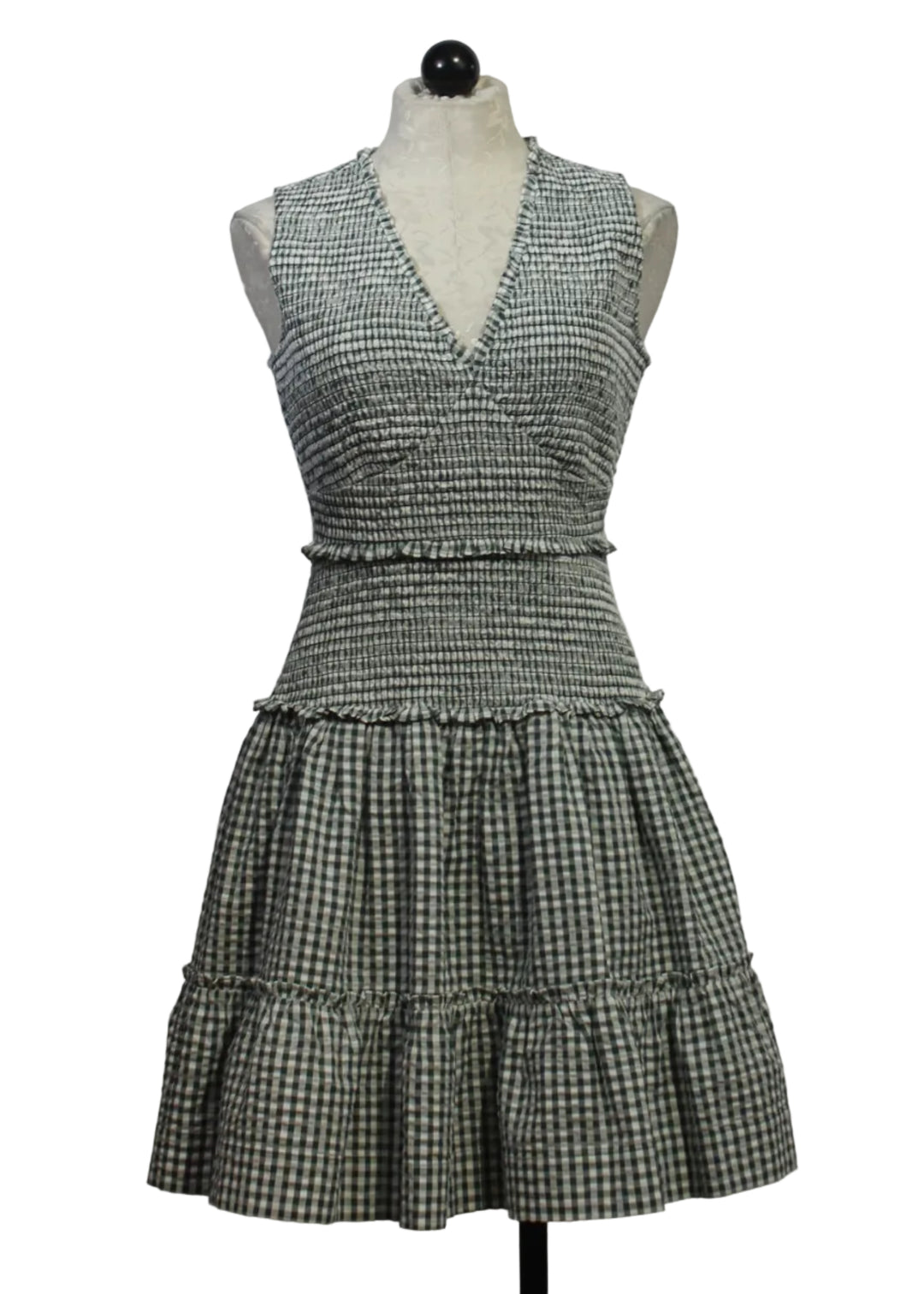 Cartolina Rhett Mini Dress in Moss