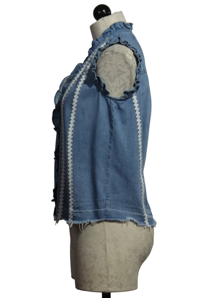 side view of Zander Blouse by Melissa Nepton