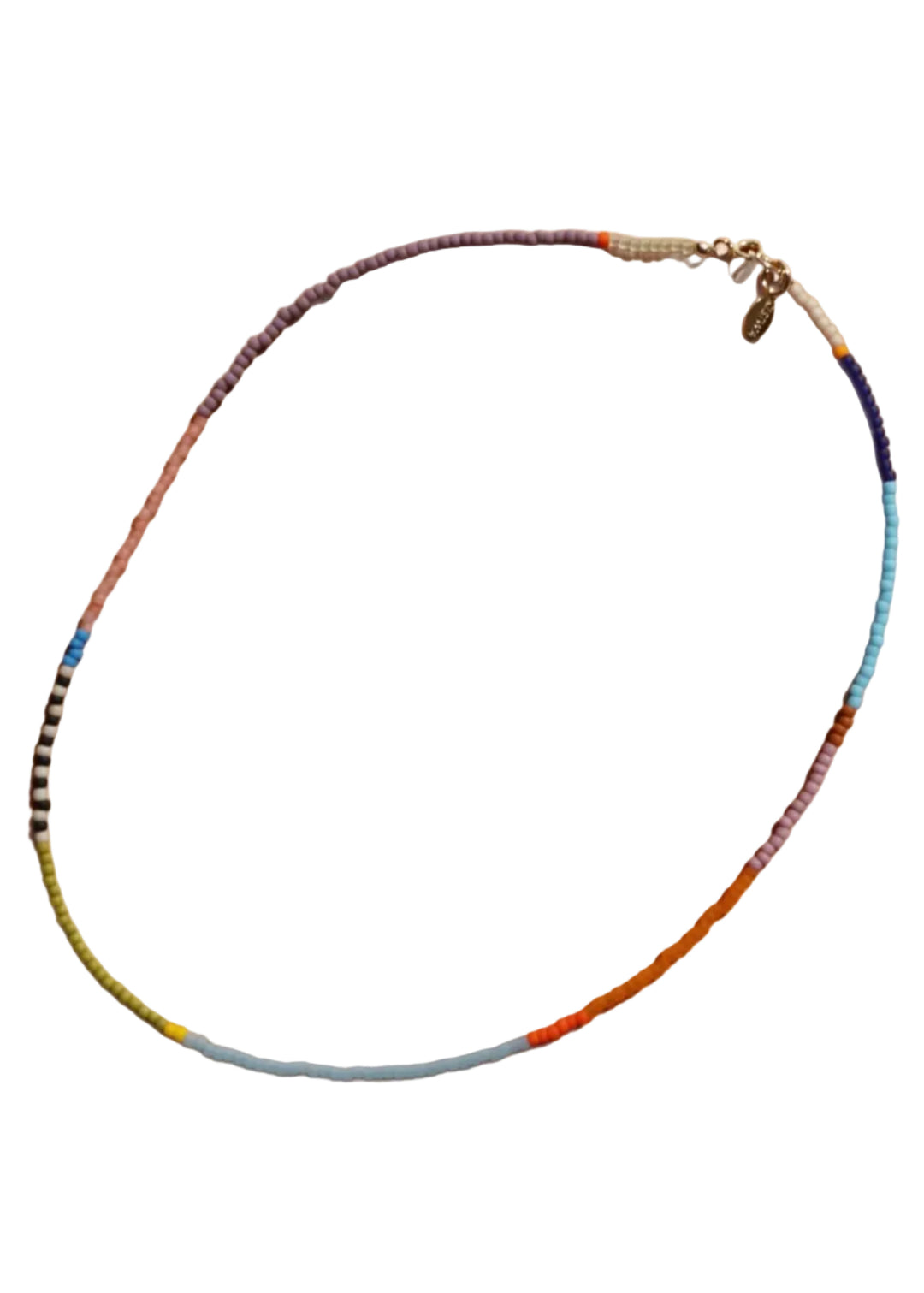 The multicolored handmade Rangi Necklace by Kisiwa 