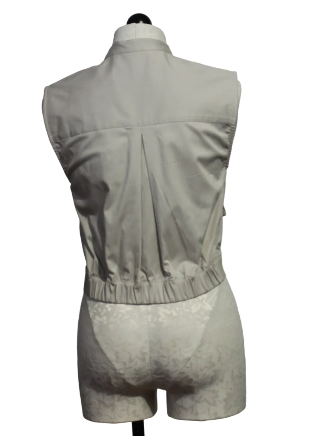 back view of Beige Bea GOTS Shirt by SKFK