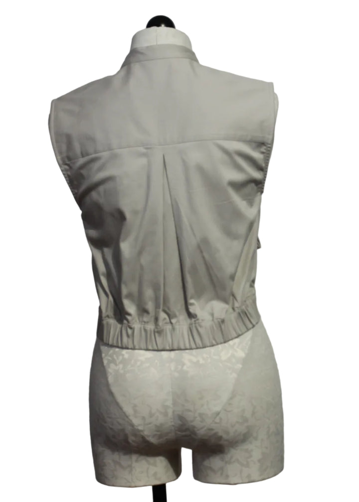 back view of Beige Bea GOTS Shirt by SKFK