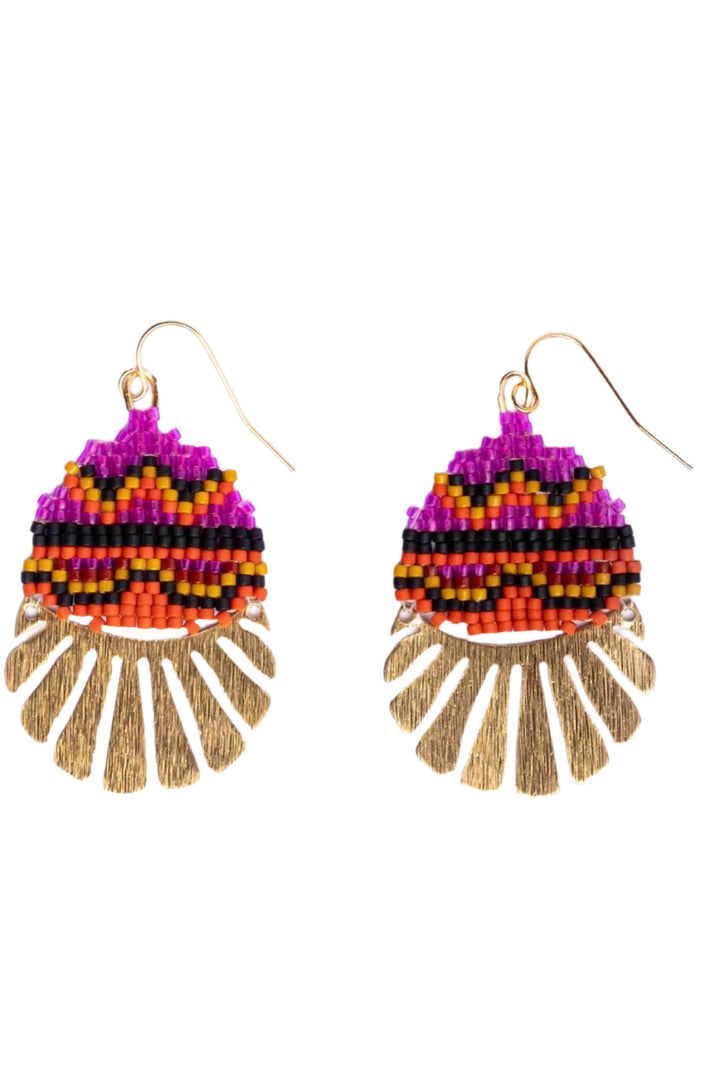 Magenta/Orange Santa Fe Drops by Mayana Designs Co