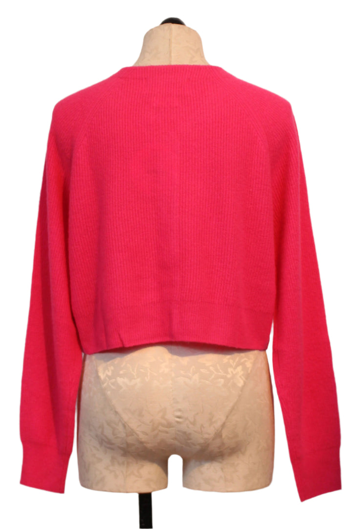 back view of Pony Pink  Semara Raglan Cardigan by Colorush 
