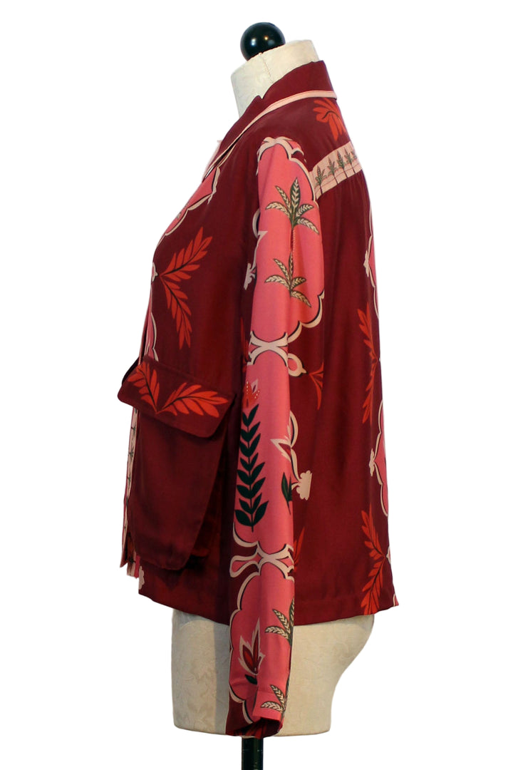 side view of Shannon Easy Jacket by Johnny Was in the Caleta Print