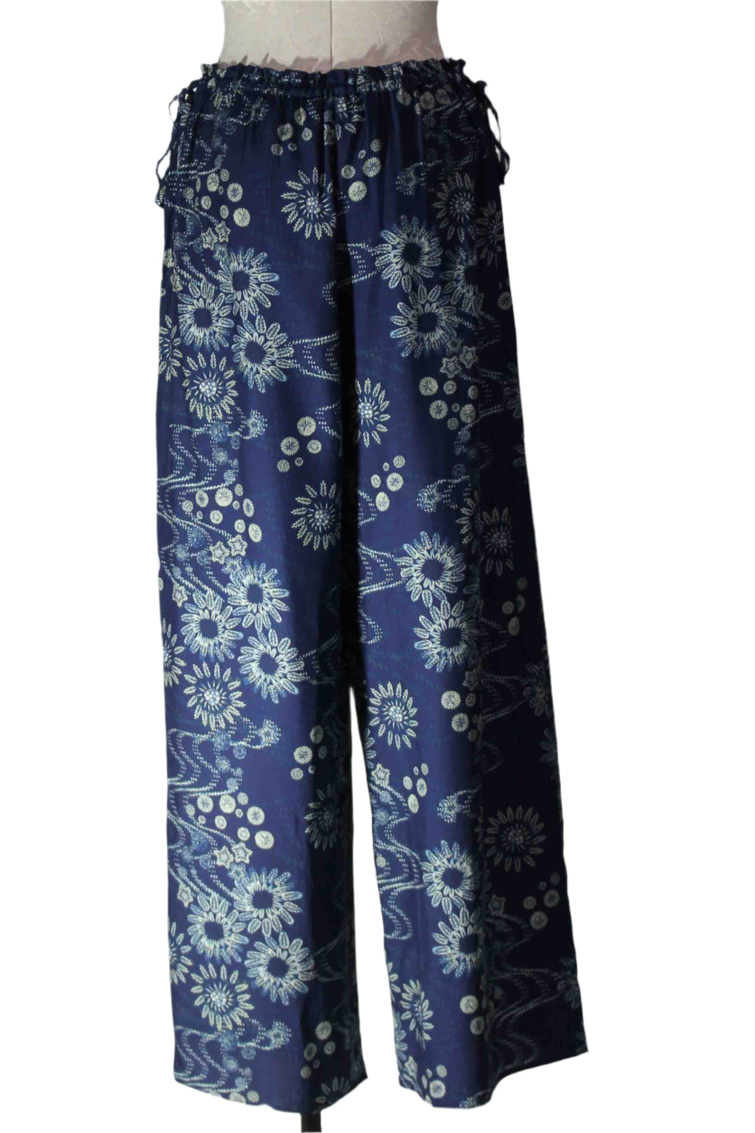 back view of Orion Blue Solange Pant by Marie Oliver