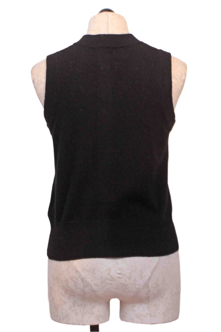 back view of Black Stevie Button-Up Tank by Colorush