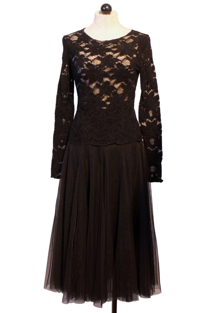 Flower Textured Stretch Top by Jessie Lui paired with the Liliana Tulle Skirt by Jessie Lui