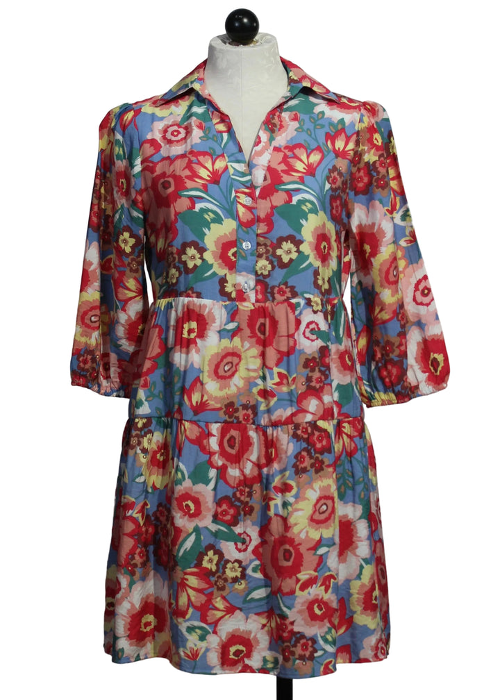 Peri Spring Garden Print Quintessa Spring Garden Dress by Velvet Heart 