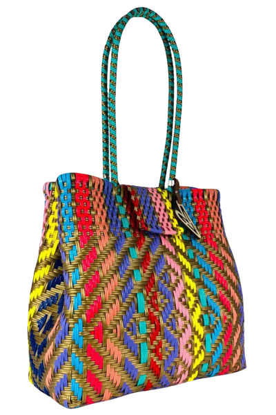 Woven Multicolor  TC OASIS Shoulder Bag by My Maria Victoria