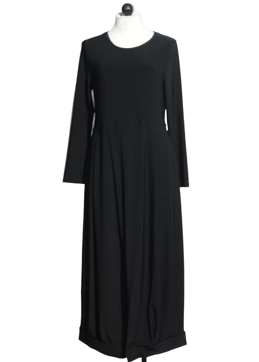 The Black Stretch Jersey Diana Dress by Kozan 