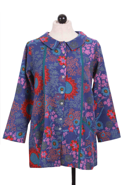Blooms Floral Veronica Blouse by Little Journeys