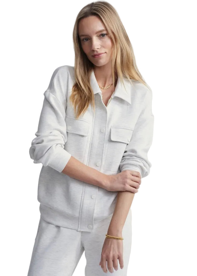 Ivory Marl Elizabeth Jacket by Varley