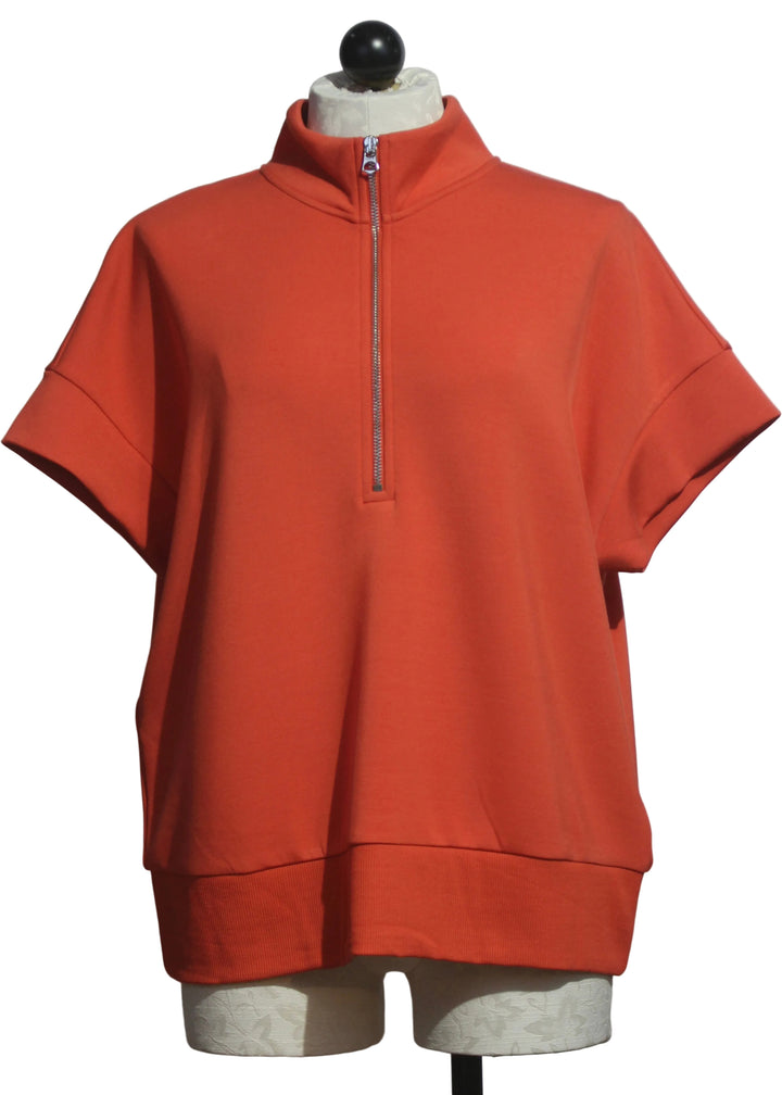 The Richie Short Sleeve Sweat by Varley in Summer Fig