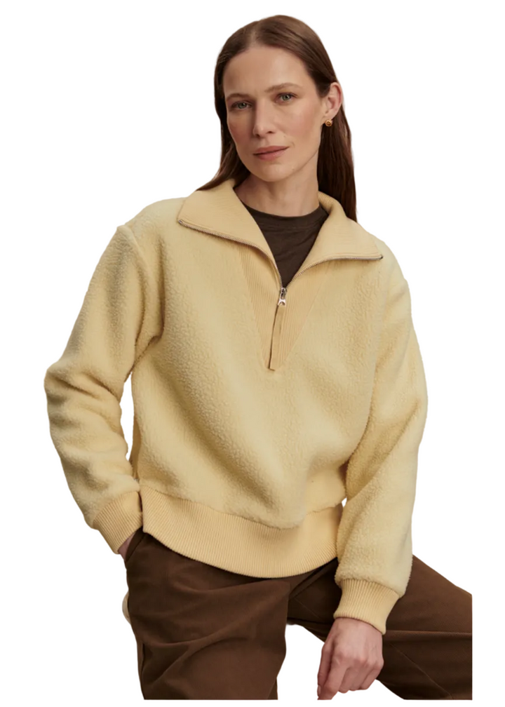 Reed Yellow Jaylin Half Zip Fleece by Varley