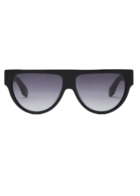The Dalling Oversize Sunglasses in Black by Varley