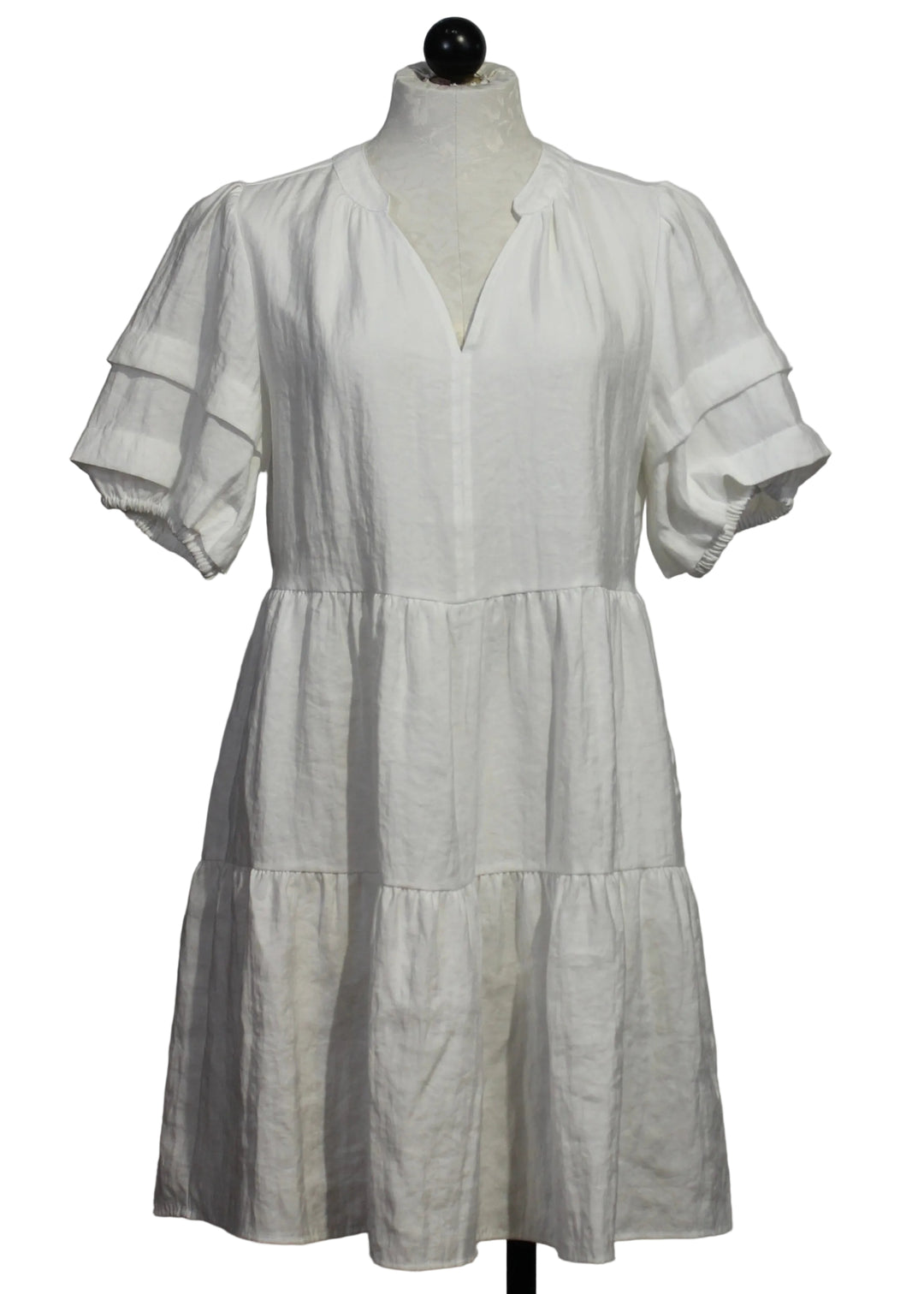 Melita Optic White Dress by Velvet Heart