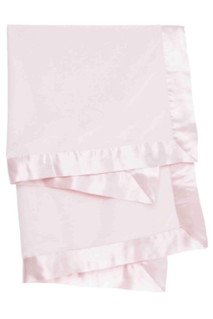 Pink Velvet Deluxe Blanket by Little Giraffe