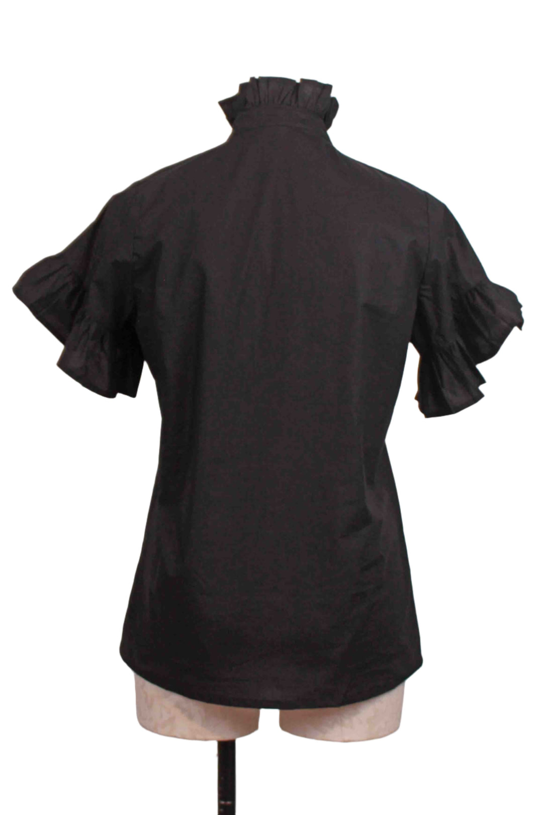 back view of Black Vanessa Top by Mille