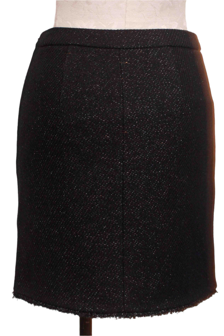 back view of Black Tanya Tweed Skirt by Generation Love