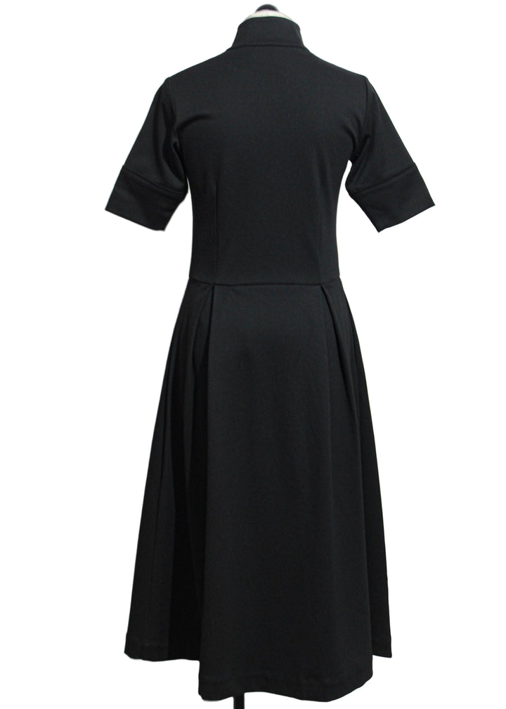 back view of black Alaitza Dress by SKFK