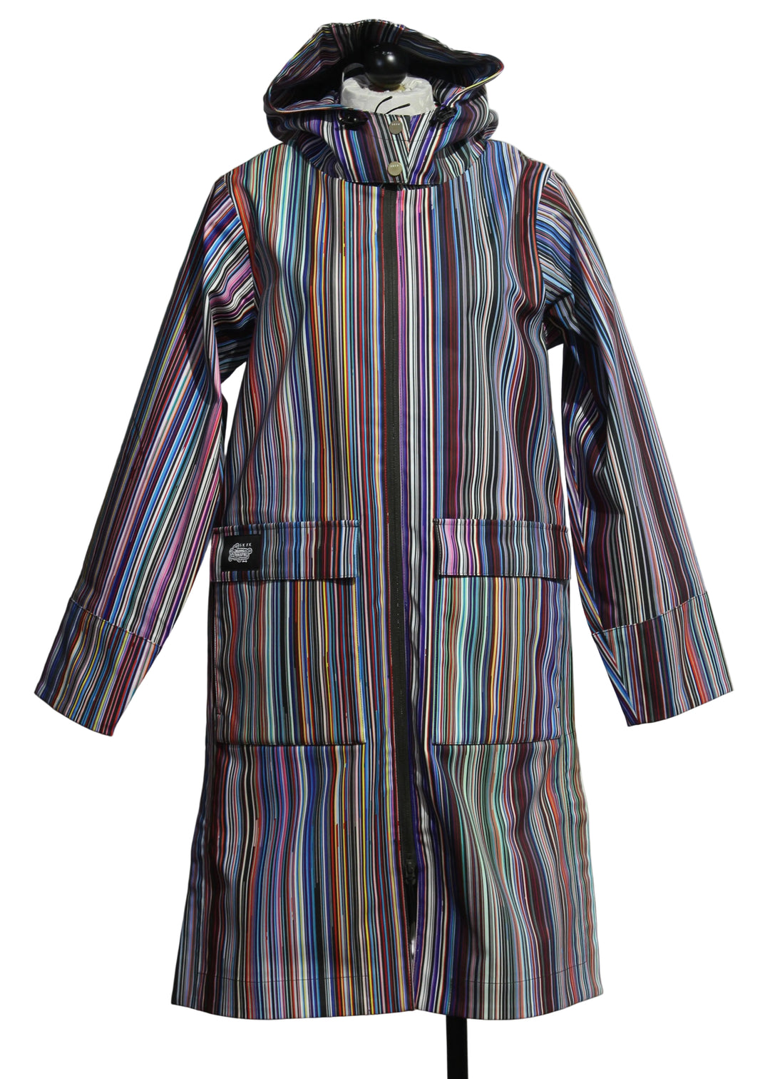 Multicolored striped Kresua Jacket in grems by SKFK