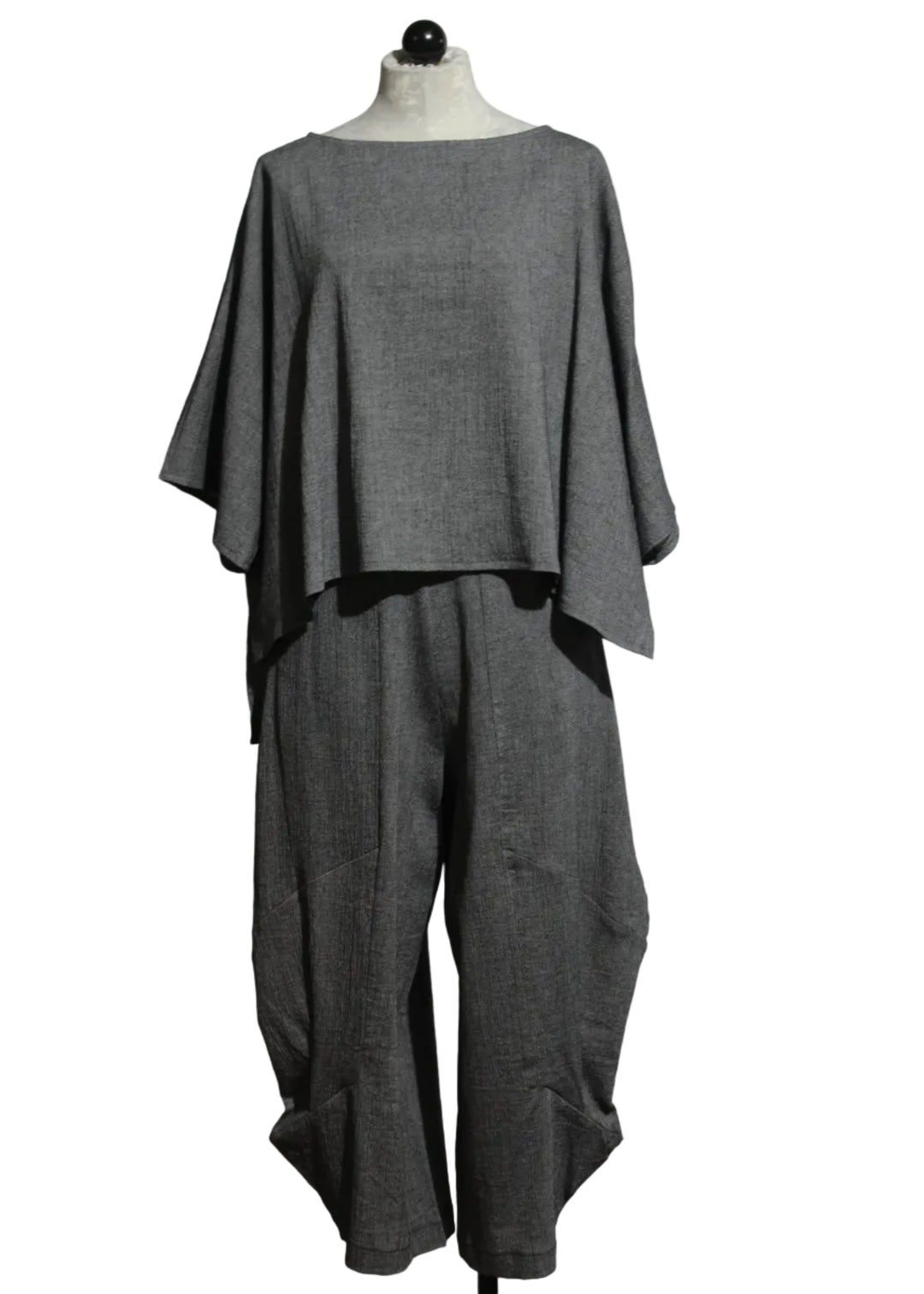 The Natural Colored Alina Top paired with the matching Adira Pant by Kozan