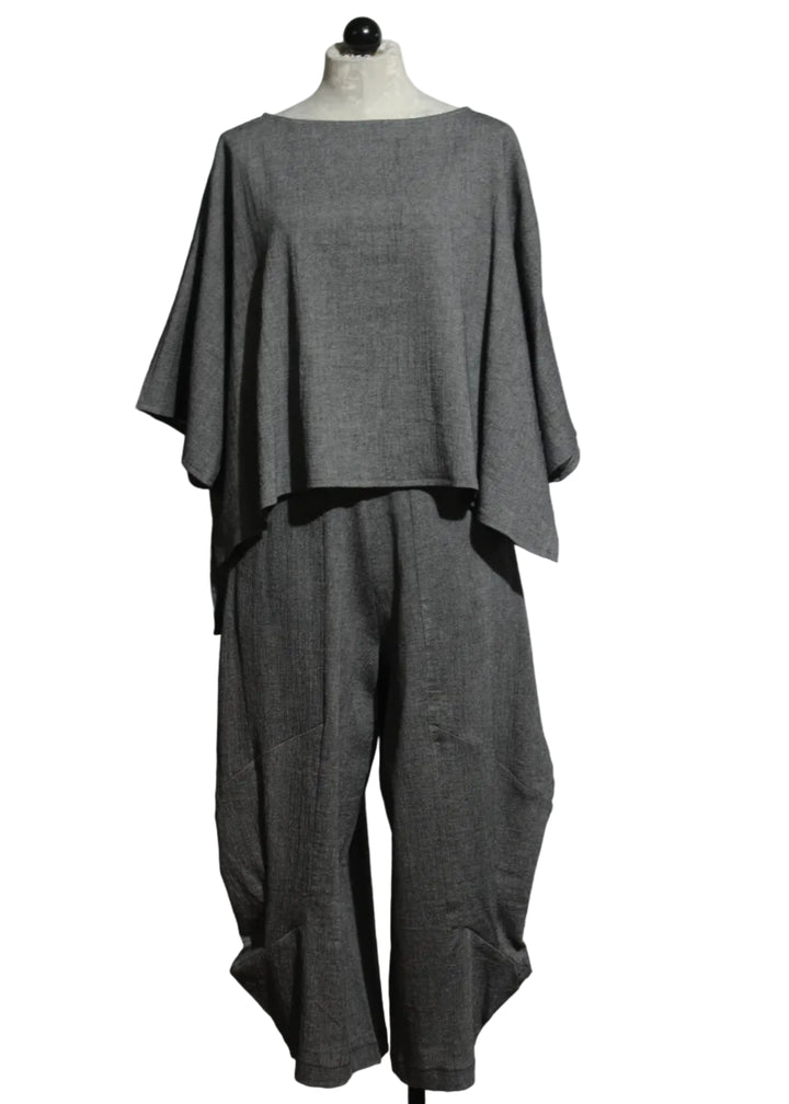 The Natural Colored Alina Top paired with the matching Adira Pant by Kozan