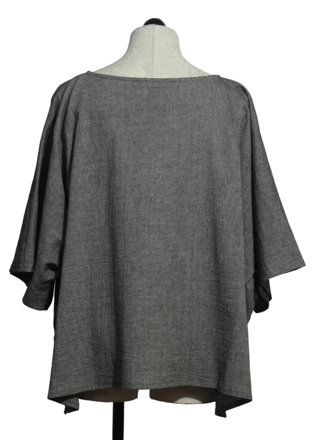 Back view of the Natural colored Alina Top by Kozan 