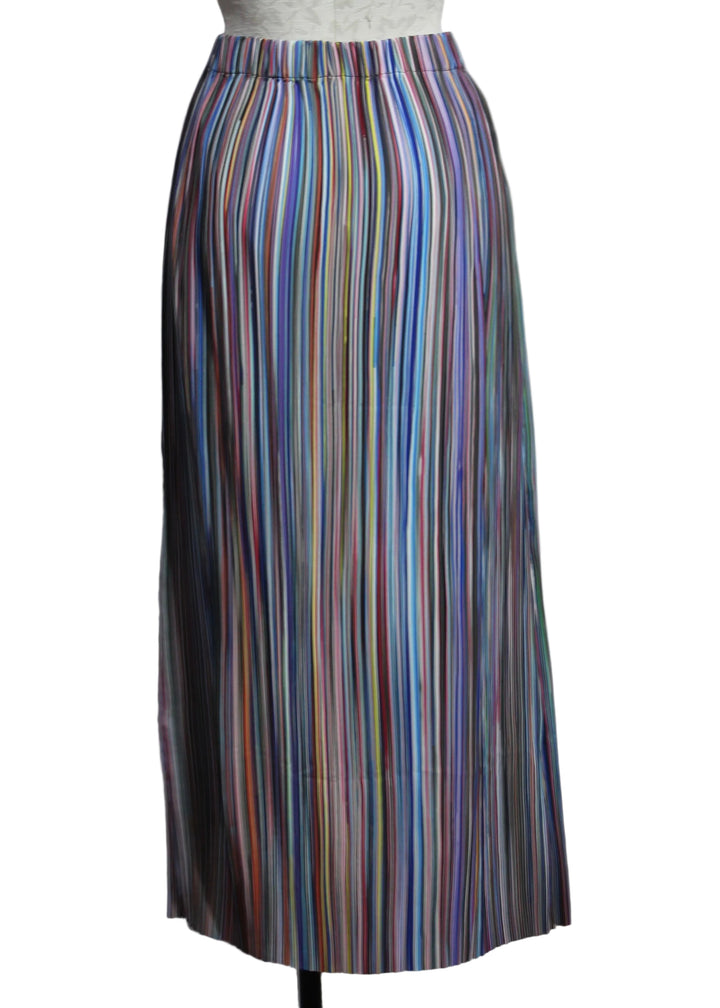 back view of the multicolored Laurene Skirt by SKFK
