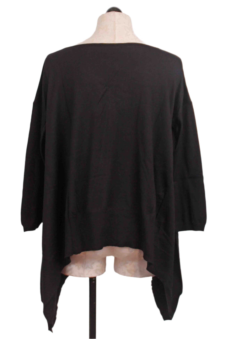 back view of Black Nina Sweater by Kozan