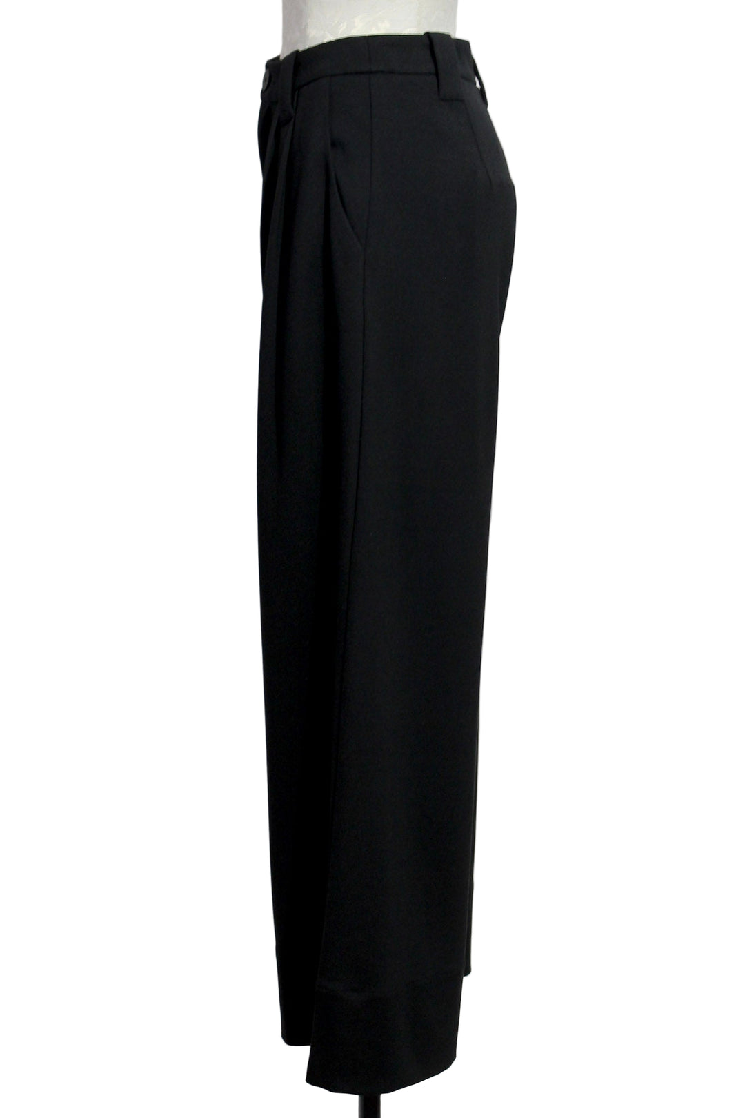 Side view of Black Nia Trouser by SKFK