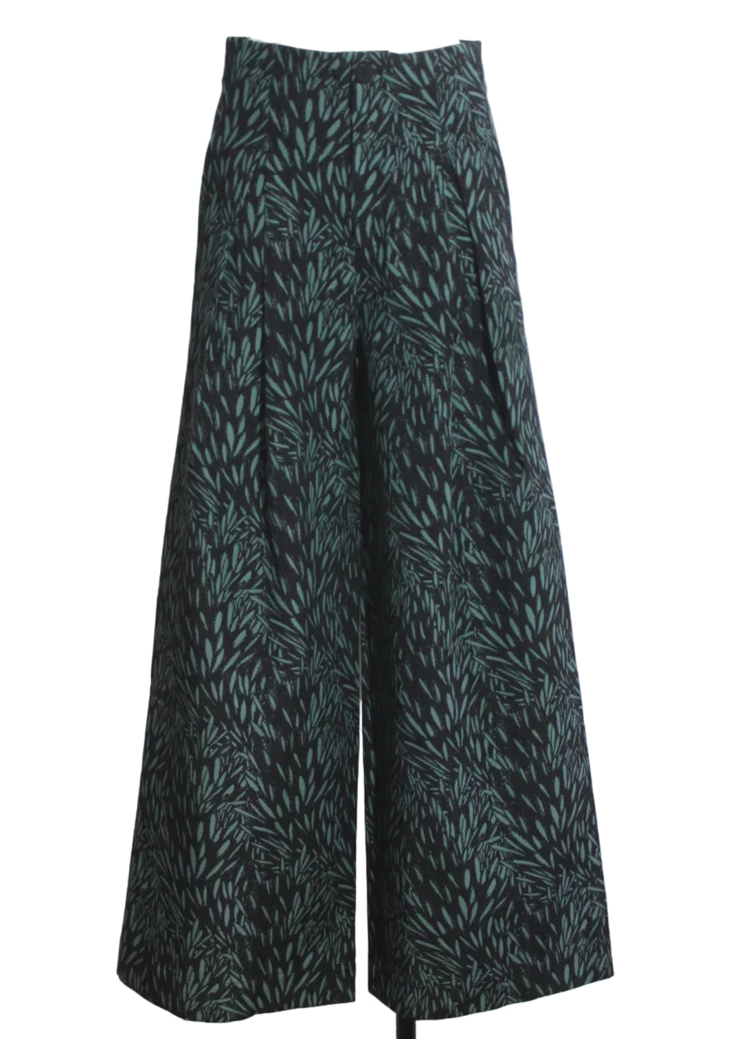 The Basabe Trouser by SKFK in the Leaves pattern