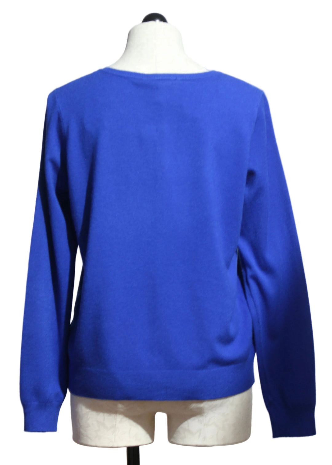 Back view of Cobalt Blue Cardigan by Alison Sheri 