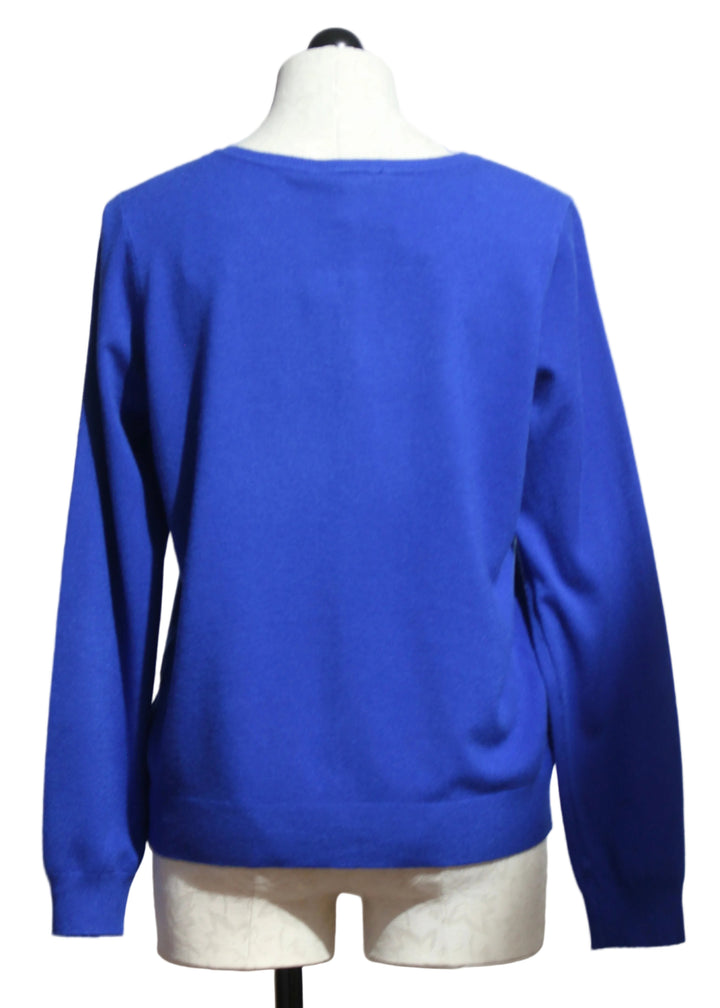 Back view of Cobalt Blue Cardigan by Alison Sheri 