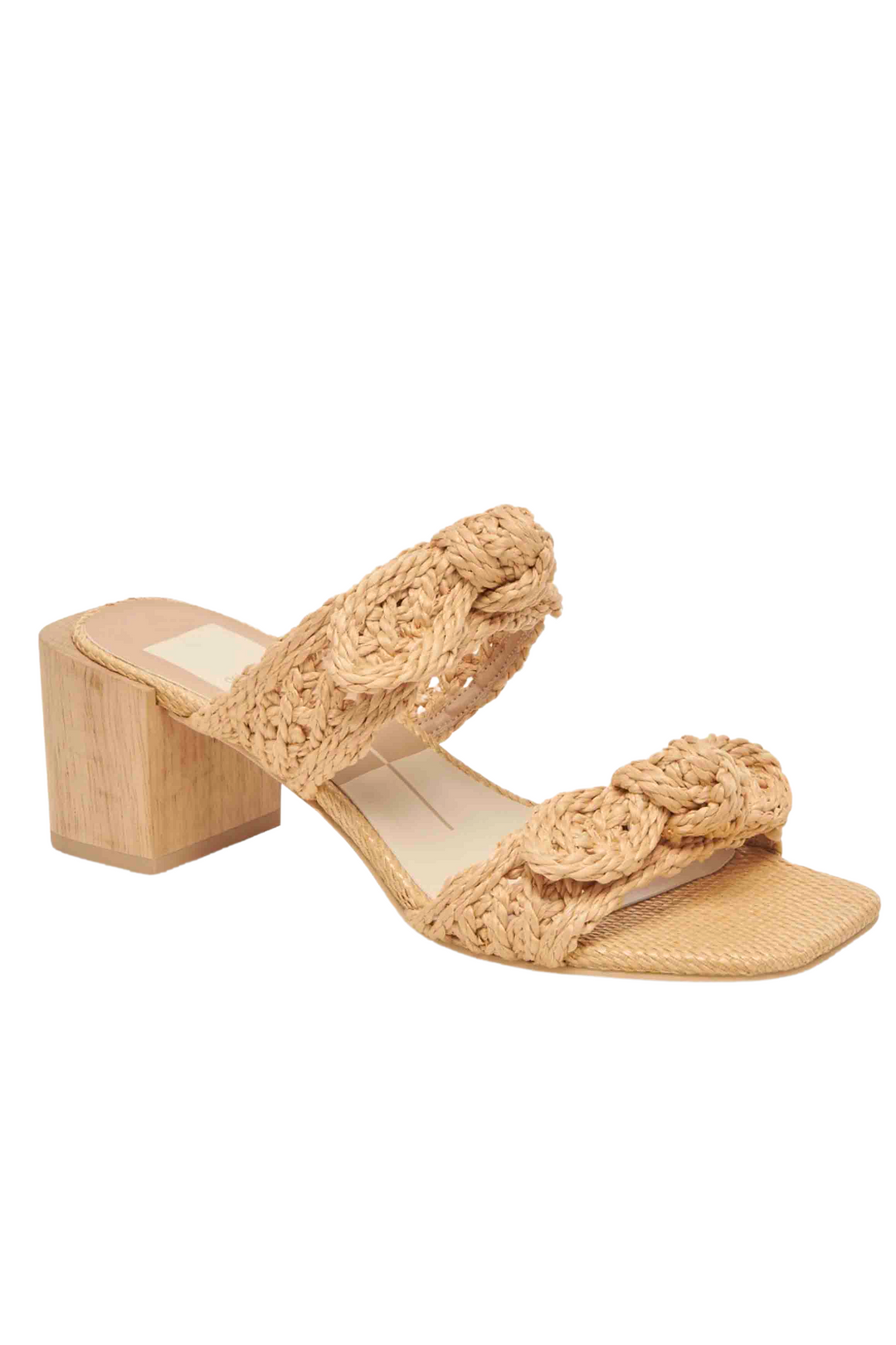 Light Natural Woven Raffia Zemmie Sandals by Dolce Vita