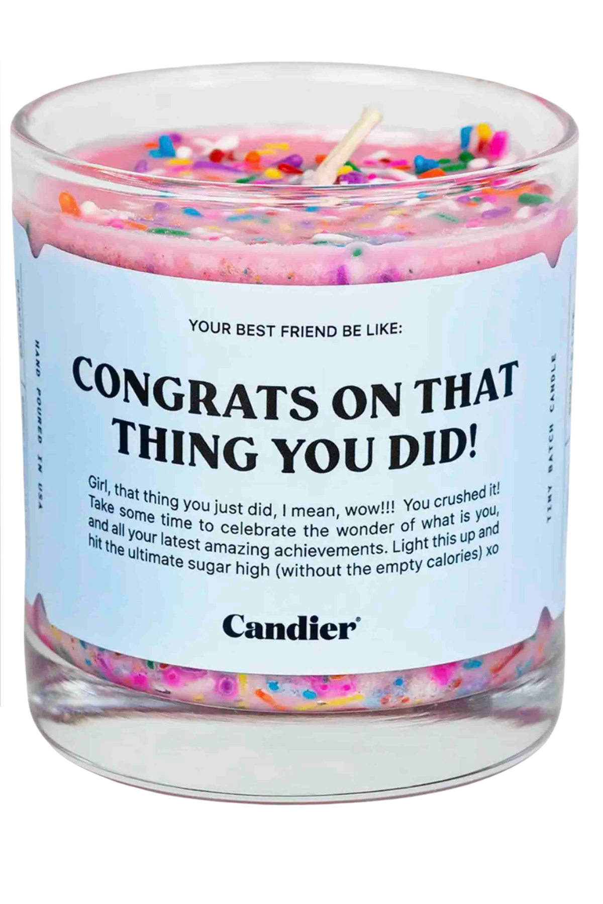 Congrats on That Thing You Did Candle by Ryan Porter/Candier