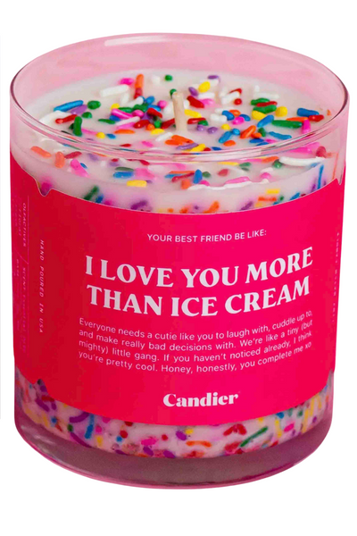 I Love You More than Ice Cream Candle by Ryan Porter/Candier