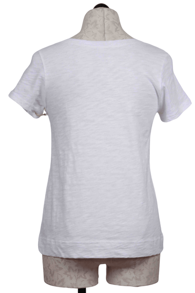 back view of white V Neck Tee by Escape by Habitat