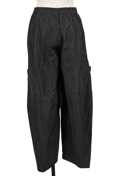 back view of black Rachel Pant by Liv by Habitat
