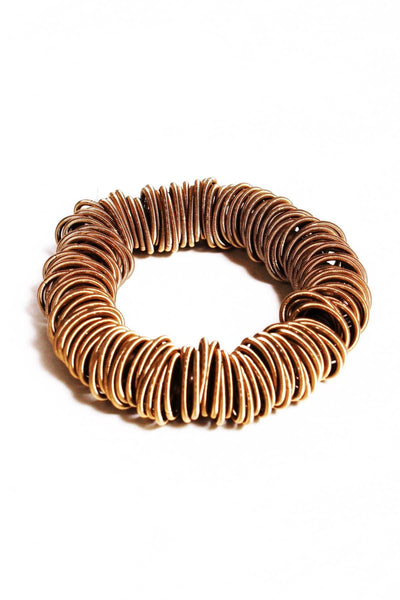 Small Spring Ring Bracelet in Bronze
