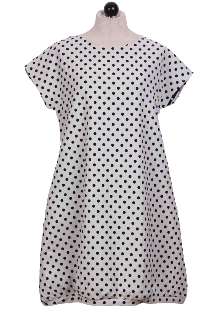 Simona Black Polka Dot Dress by Kozan