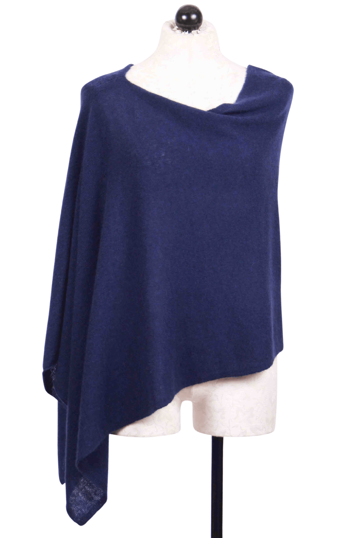 Midnight Draped Cashmere Dress Topper by Alashan Cashmere