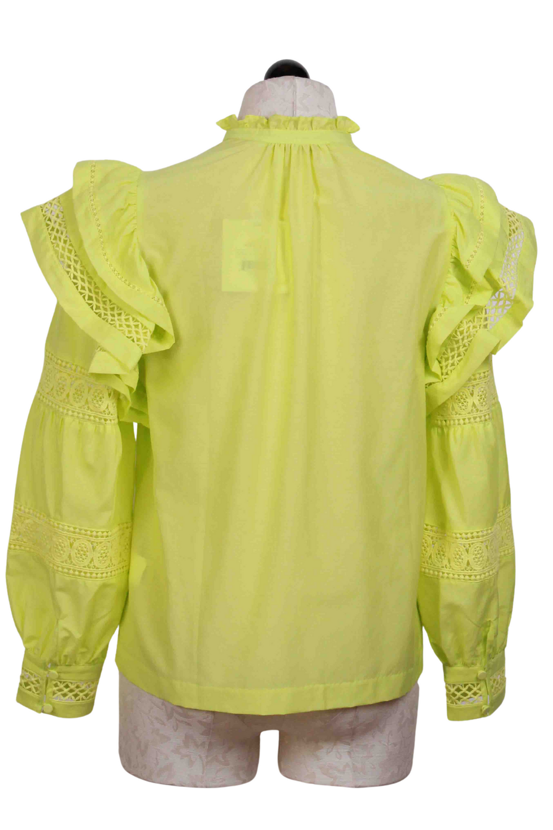 back view of Limeade Talia Blouse by Marie Oliver