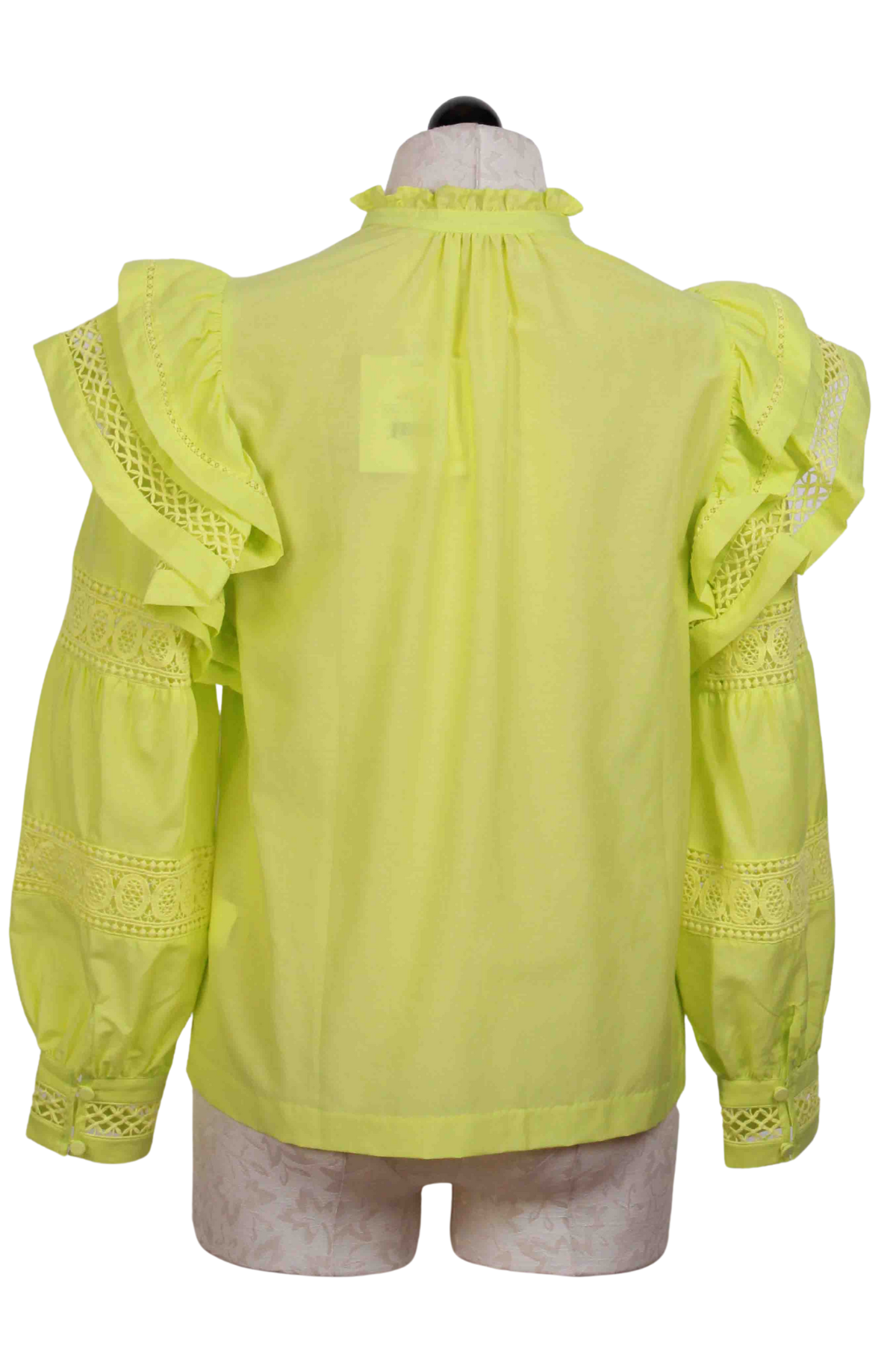 back view of Limeade Talia Blouse by Marie Oliver
