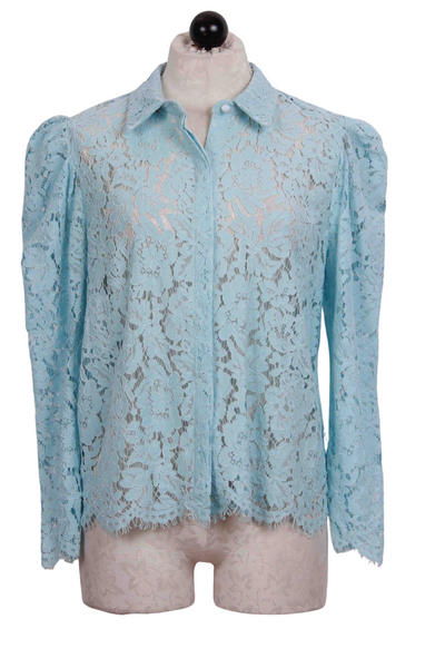 French Blue Erika Lace Blouse by Generation Love