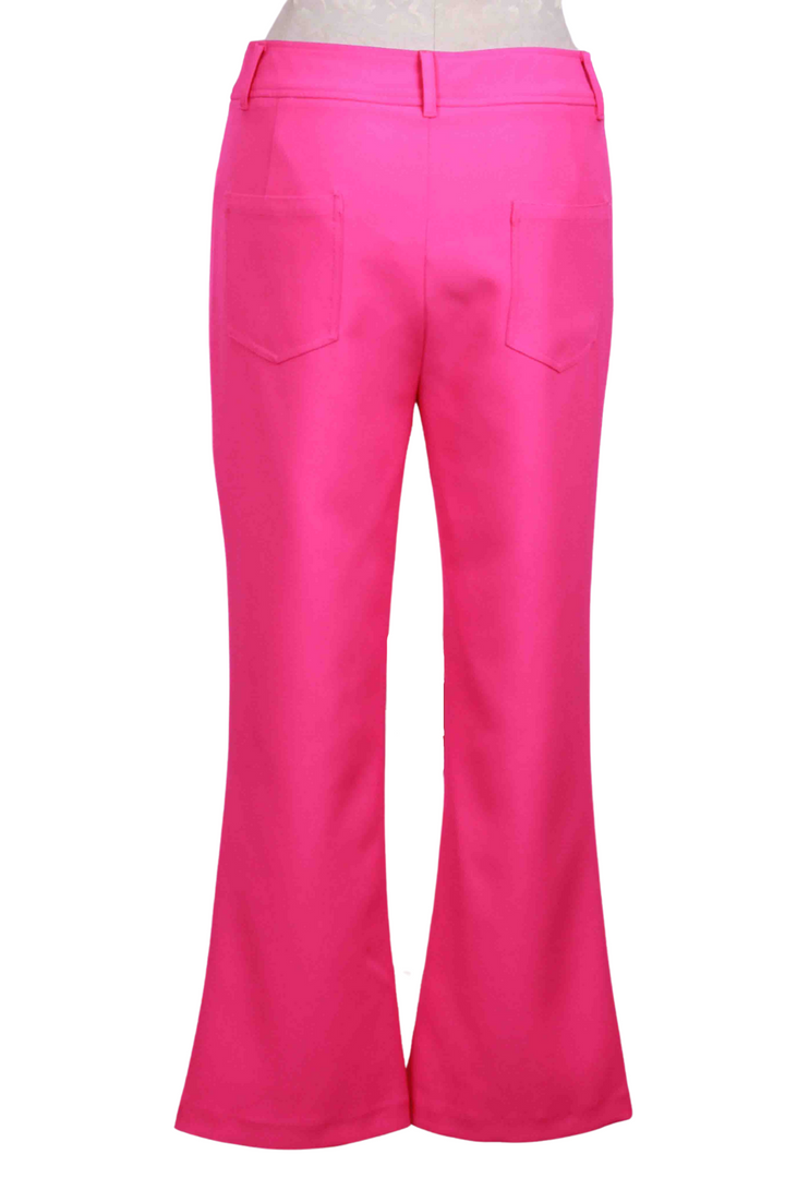 back view of Magenta Amirah Crepe Pants by Generation Love