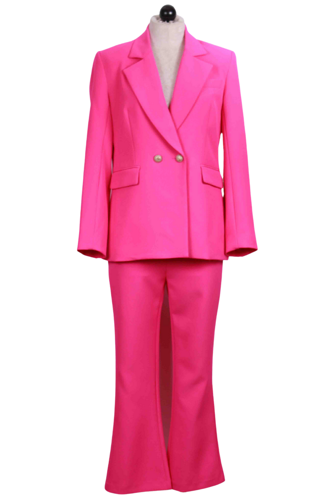  Magenta Amirah Crepe Pants by Generation Love with matching Magenta Generation Love Meg Crepe blazer