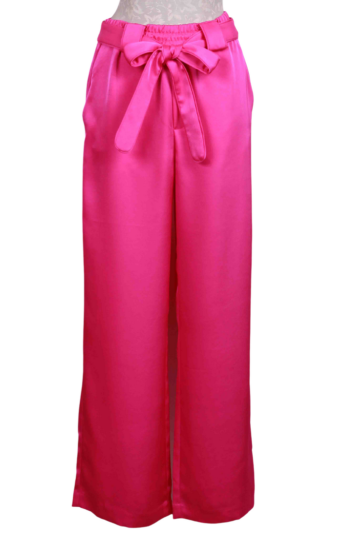 Hot Pink Maria Satin Pant by Generation Love